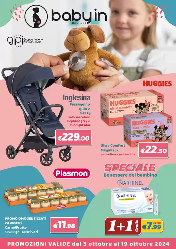 Volantino Baby In a Foggia | Promozioni valide dal 3 ottobre al 19 ottobre 2024 | 3/10/2024 - 19/10/2024