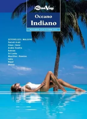 Volantino I Grandi Viaggi a Almè | Oceano Indiano | 1/11/2024 - 31/10/2025