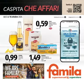 Volantino Famila | Caspita che affari | 4/10/2024 - 16/10/2024