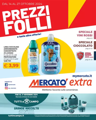 Volantino Mercatò Extra a Canelli | Prezzi folli | 14/10/2024 - 27/10/2024