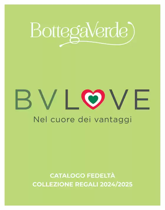 Volantino Bottega verde a Piano di Sorrento | COLLEZIONE REGALI 2024/2025 | 4/10/2024 - 31/3/2025