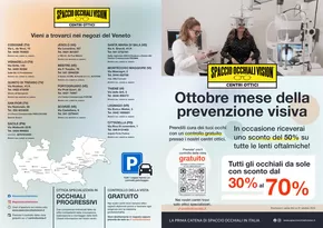 Offerte di Salute e Benessere a Legnago | Ottobre mese della prevenzione visiva in Spaccio Occhiali Vision | 7/10/2024 - 31/10/2024