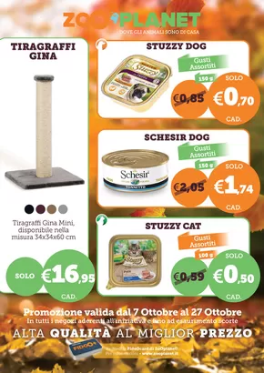 Offerte di Animali a Carpi | Alta qualita al miglior prezzo in ZooPlanet | 8/10/2024 - 27/10/2024