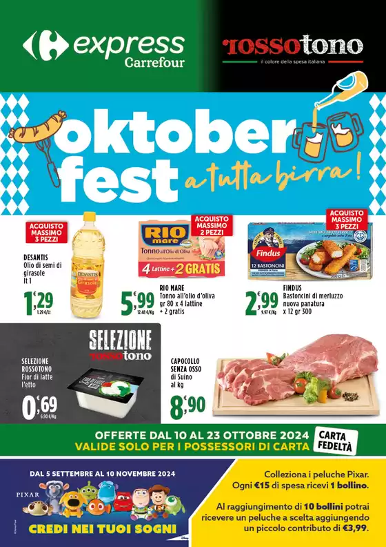 Volantino Carrefour Express a Matera | Oktober fest a tutta birra! | 10/10/2024 - 23/10/2024