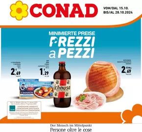 Volantino Conad a Bolzano | Prezzi a pezzi | 15/10/2024 - 28/10/2024