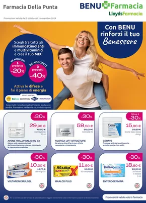 Offerte di Salute e Benessere a Mozzecane | Con BENU rinforzi il tuo Benessere in Lloyds Farmacia/BENU | 9/10/2024 - 5/11/2024