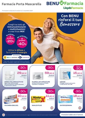 Offerte di Salute e Benessere a Bologna | Con BENU rinforzi il tuo Benessere in Lloyds Farmacia/BENU | 9/10/2024 - 5/11/2024