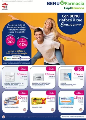 Offerte di Salute e Benessere a Dalmine | Con BENU rinforzi il tuo Benessere in Lloyds Farmacia/BENU | 9/10/2024 - 5/11/2024