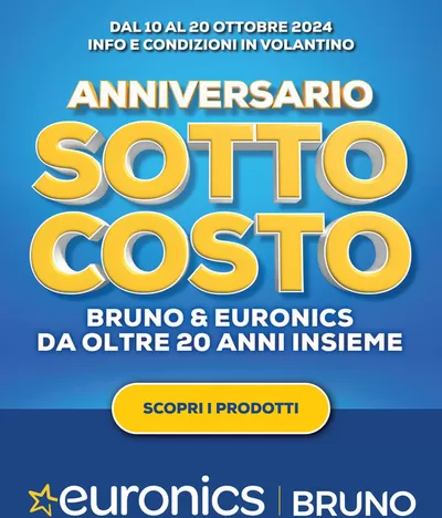 Volantino Euronics a San Pietro di Caridà | SottoCosto Anniversario | 10/10/2024 - 20/10/2024