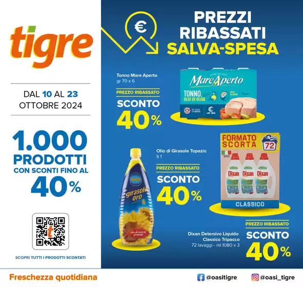 Volantino Tigre a Perugia | Prezzi ribassati | 10/10/2024 - 23/10/2024