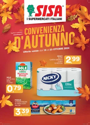 Volantino Sisa a Catania | Convenienza d'autunno | 10/10/2024 - 23/10/2024