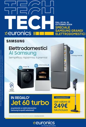 Offerte di Elettronica a Genova | Tech, Speciale Samsung in Euronics | 10/10/2024 - 31/10/2024