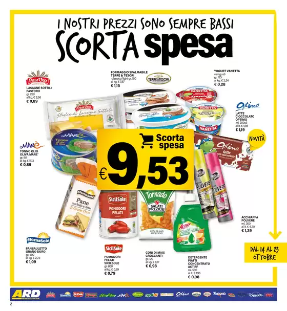 Volantino ARD Discount a Messina | Prezzi Tondi | 14/10/2024 - 23/10/2024