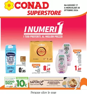 Offerte di Iper e super a Nule | I numeri 1 in Conad Superstore | 17/10/2024 - 30/10/2024