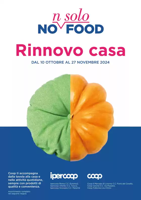 Volantino Ipercoop a Roma | Rinnovo casa | 10/10/2024 - 27/11/2024