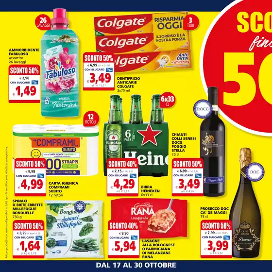 Volantino Il Gigante a Bergamo | Grandi Marche Sconti fino al 50% | 17/10/2024 - 30/10/2024