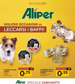 Offerte di Iper e super a Ferrara | Speciale cani e gatti  in Alì e Alìper | 17/10/2024 - 30/10/2024