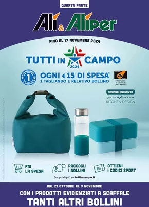 Offerte di Iper e super a Ferrara | Tutti in campo in Alì e Alìper | 21/10/2024 - 3/11/2024