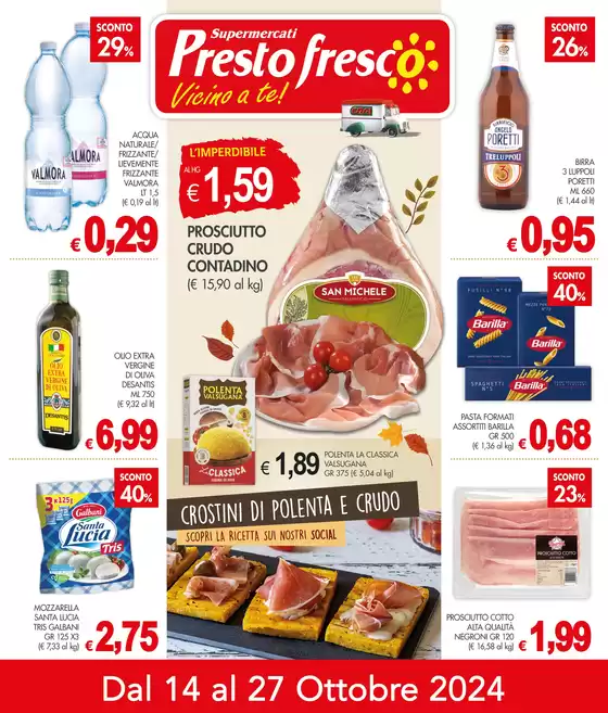 Volantino Prestofresco a Asti | Vicino a te ! | 14/10/2024 - 27/10/2024