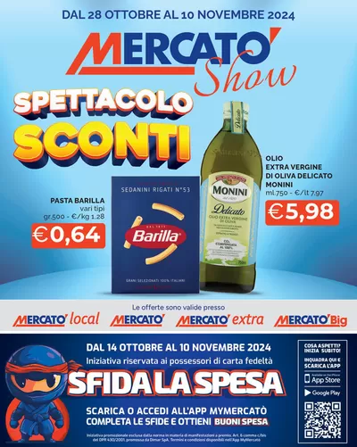 Offerte di Iper e super a Centallo | Mercatò Show in Mercatò | 28/10/2024 - 10/11/2024