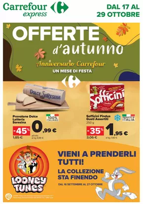 Volantino Carrefour Express a Sassari | Offerte d'autunno | 17/10/2024 - 29/10/2024