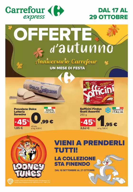 Volantino Carrefour Express a L'Aquila | Offerte d'autunno | 17/10/2024 - 29/10/2024