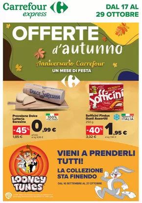 Offerte di Iper e super a Ferrara | Offerte d'autunno in Carrefour Express | 17/10/2024 - 29/10/2024