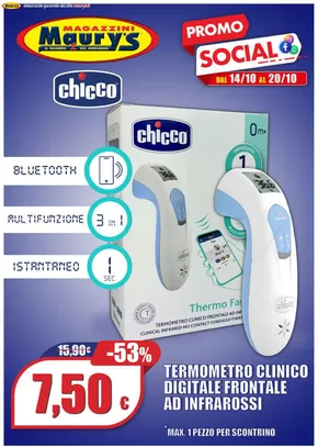 Volantino Maury's a Milano | Promo special | 14/10/2024 - 25/10/2024