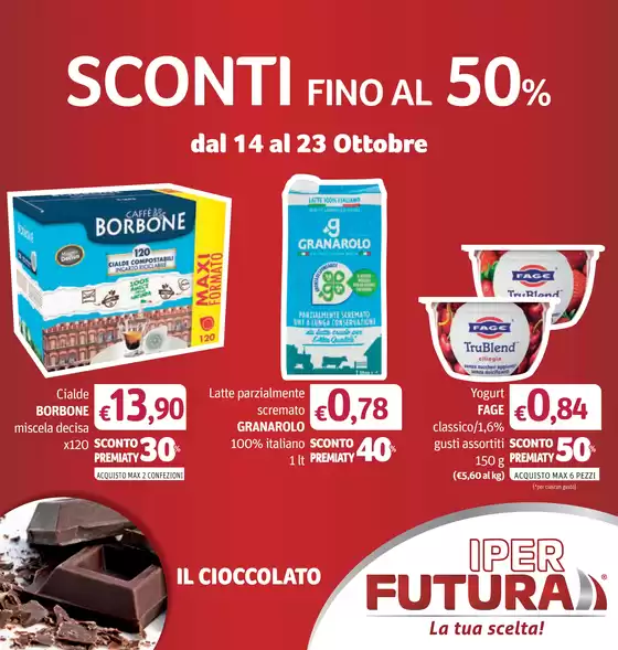 Volantino Iper Futura a L'Aquila | Sconti fino al 50% | 14/10/2024 - 23/10/2024