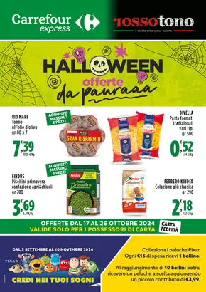 Volantino Carrefour Express a Matera | Halloween offerte da panraaa | 17/10/2024 - 26/10/2024