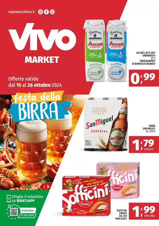 Volantino Vivo Supermercati a Dasà | Catalogo Vivo Supermercati | 15/10/2024 - 26/10/2024