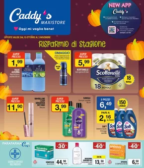 Offerte di Cura casa e corpo a Ostra | Risparmio di stagione in Caddy's Maxistore | 15/10/2024 - 3/11/2024