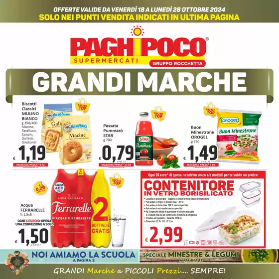 Volantino PaghiPoco a Messina | Grandi marche | 18/10/2024 - 28/10/2024