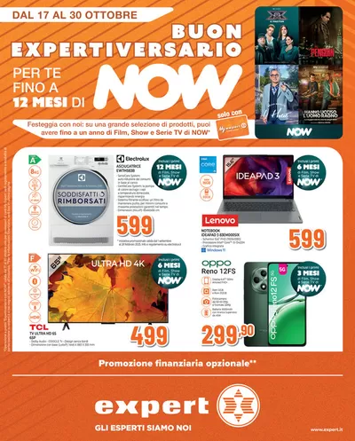 Offerte di Elettronica a Crema | Buon Expertiversario in Expert | 17/10/2024 - 30/10/2024