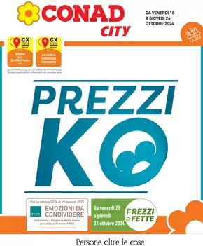 Offerte di Iper e super a Casier | Prezzi ko in Conad City | 18/10/2024 - 24/10/2024