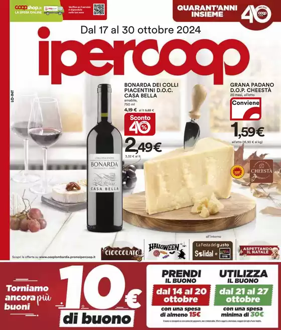 Volantino Ipercoop a Milano | Dal 17 al 30 ottobre | 17/10/2024 - 30/10/2024