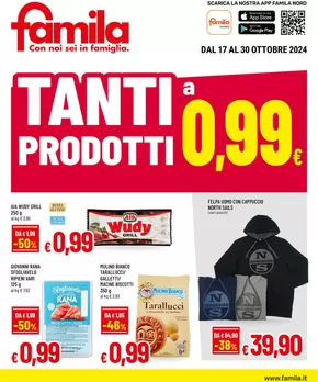 Offerte di Iper e super a Legnago | Tanti prodotti a 0,99 Euro in Famila | 17/10/2024 - 30/10/2024