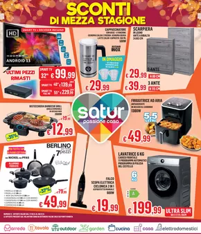 Offerte di Arredamento a Firenze | Sconti di mezza stagione in Satur | 17/10/2024 - 6/11/2024