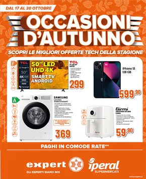 Volantino Iperal a Lecco | Offerte Expert | 17/10/2024 - 30/10/2024