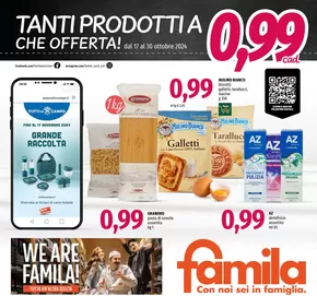 Volantino Famila a Treviso | Tanti prodotti a 0,99 . Che offerta! | 17/10/2024 - 30/10/2024