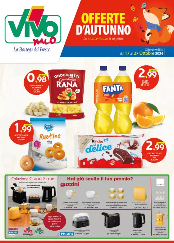 Volantino Vivo Supermercati a Varese | Offerte d'autnno | 17/10/2024 - 27/10/2024