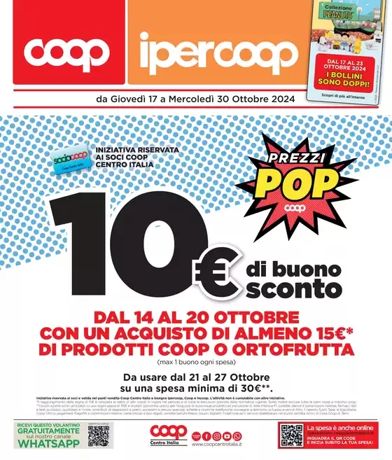 Volantino Coop a L'Aquila | Prezzi pop | 17/10/2024 - 30/10/2024