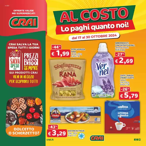 Volantino Mio Market a L'Aquila | Al costo | 17/10/2024 - 30/10/2024