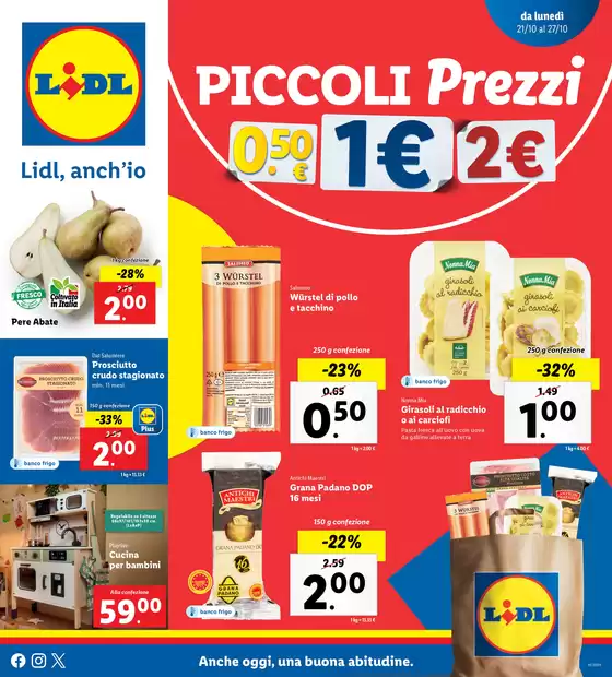 Volantino Lidl a L'Aquila | Piccoli prezzi | 21/10/2024 - 27/10/2024