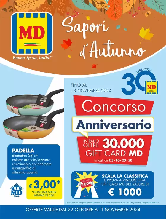 Volantino MD a Ferrara | Sapori d'Autunno | 22/10/2024 - 3/11/2024