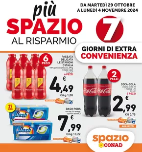 Volantino Spazio Conad a Castelpoto | 7 giorni di extra convenienza | 29/10/2024 - 4/11/2024