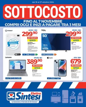 Offerte di Elettronica a Caianello | Sottocosto in Elettrosintesi | 18/10/2024 - 7/11/2024