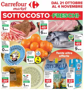 Volantino Carrefour Market a Civitavecchia | Sottocosto freschi  | 21/10/2024 - 31/10/2024