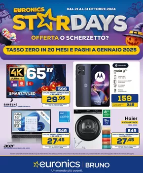 Volantino Euronics a Casier | StarDays - Halloween | 21/10/2024 - 31/10/2024