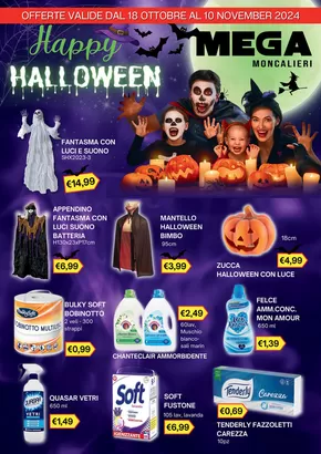 Volantino Mega a Torino | Mega Moncalieri - Happy Halloween | 18/10/2024 - 10/11/2024